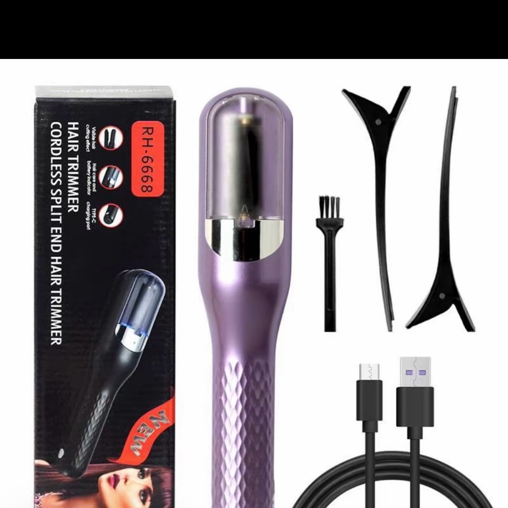 Purple Cordless Hair Trimmer